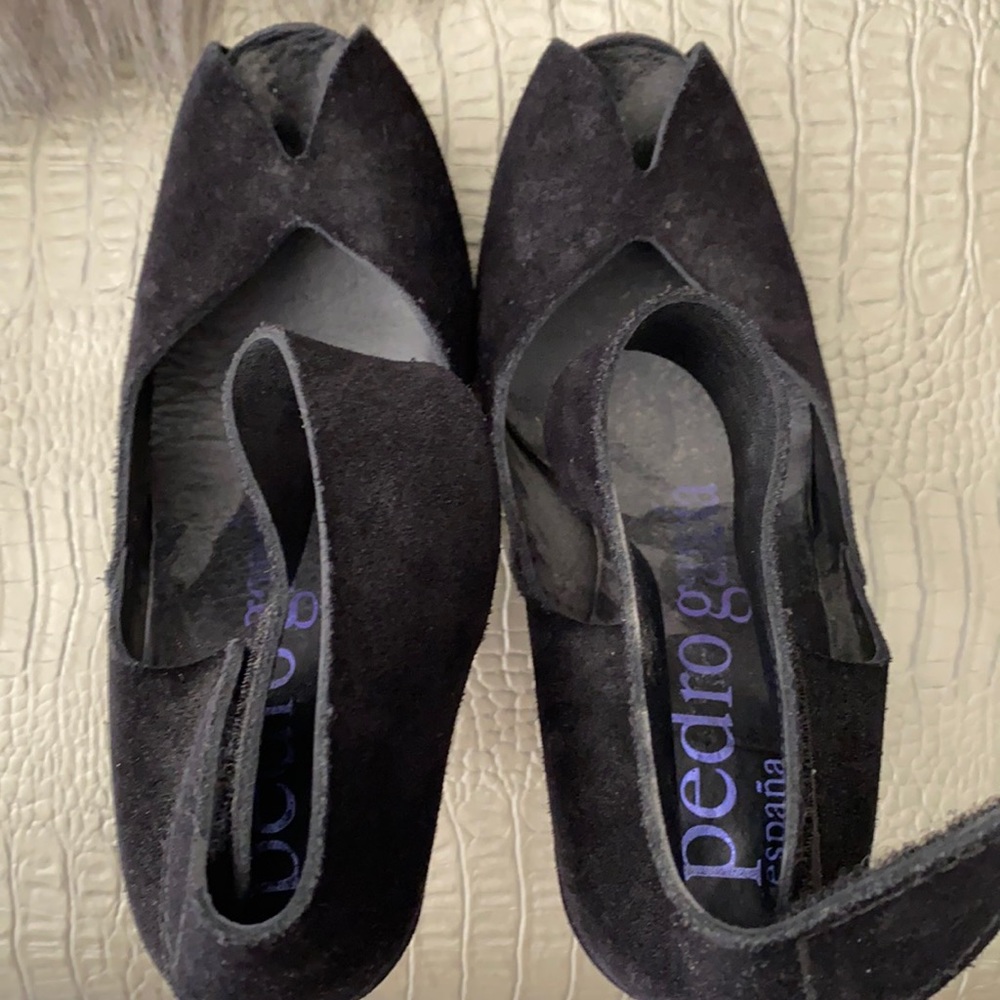 Pedro Garcia suede platform shoes